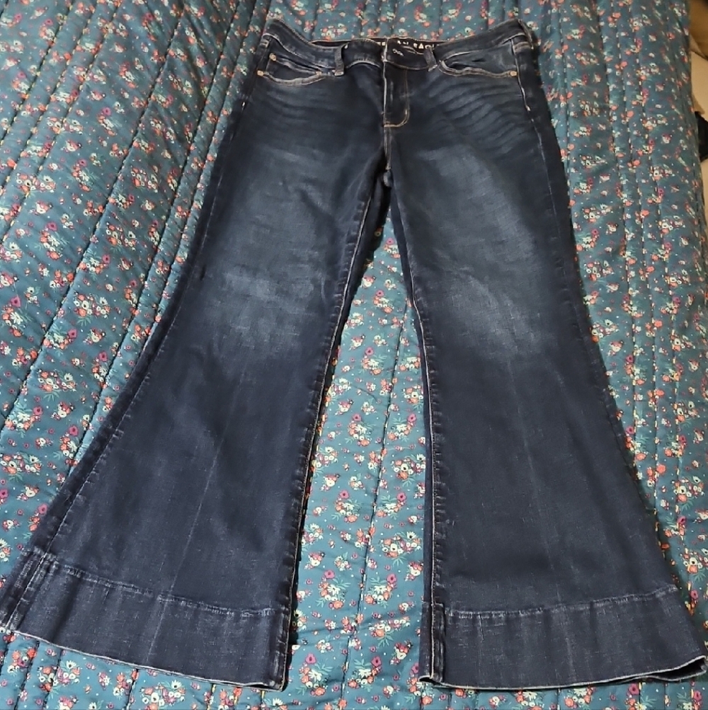 American Eagle Outfitters Dark Blue Flare Jeans